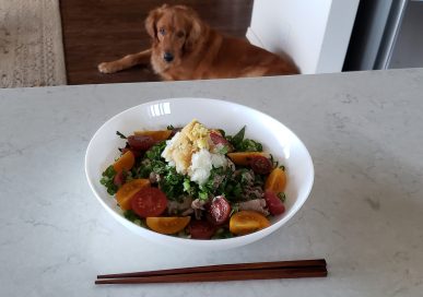 冷しゃぶの薬味サラダ, 薬味サラダ